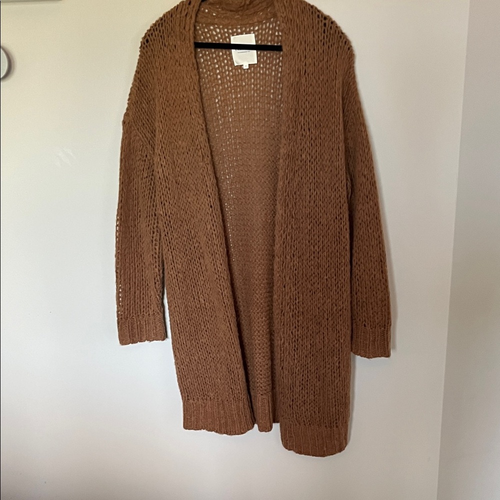PART TWO Open-Knit Cardigan Sweater